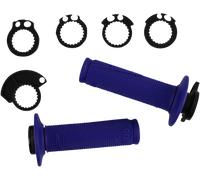 Pro Grip 709 Lock On Motocross MX Bike Grips With 6 Cams Blue