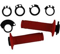 Pro Grip 709 Lock On Motocross MX Bike Grips With 6 Cams Red