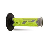 Pro Grip 788 Motocross MX Bike Grips L.E Fluro Yellow Grey Black