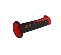 PRO GRIP GRIPS DOUBLE DENSITY ROAD 725 CLOSED END BLACK/RED PA072500RO02