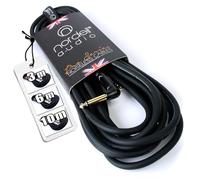 Pro Guitar Lead/Cable: 20ft/6m Electric/Electro-Acoustic/Bass Right Angled