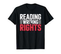 Pro Gun Teacher Reading Writing Constitutional Rights Second T-Shirt