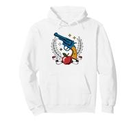 Pro Gun Teacher Vintage Retro School Badge Firearm Armed Pullover Hoodie