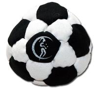 Pro Hacky Sack 32 Panels (Black / White) Professional Freestyle Hacky Sack Footbag!- for beginners and professionals, ideal for effect, fish, delays and step!