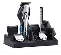 Pro Hair Clipper, Professional Hair Cutting Kit, Electric Hair Clippers, Hair Trimmer Barber Kit with USB Rechargeable 6 in 1 Electric Shaver Beard Trimmer Men Grooming Kit for Barber