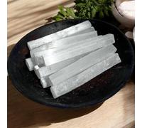 Pro Home 100% Natural Selenite Sticks 5/6cm White Raw Rough Selenite Crystals Wands Cleansing Crystal Quartz Selenite Healing Stick for Reiki Spiritual Energy & Meditation (Pack -12)