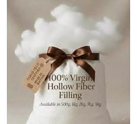 Pro Home 100% Virgin Hollow Fibre Stuffing/Filling 3KG - Cushion Stuffing, Polyfill Stuffing for Cushions & Pillows, Soft Fluffy Bounce Back Cushion Filling, Hypoallergenic & Washable Made in UK