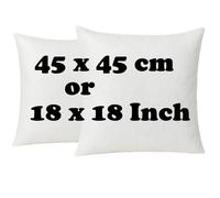 Pro Home 45 x 45 Cushion Insert Pack of 4 Soft Fluffy 18 x 18 Cushion Pads Square Cushion Inserts 45cm x 45cm Hypoallergenic Pillow Inserts Cushion Fillers Cushion Inners for Sofa Pillows