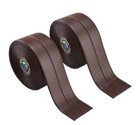 Pro Home Bath Sealant Strip 2 Rolls Self Adhesive Caulk Sealant Tape Waterproof White PVC Sealing Strip for Kitchen Sink Bathtub Toilet Shower Wall Corner (Brown, 22mmx3.2m)