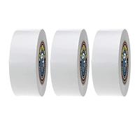 Pro Home Duct Tape 48mm X 50m Heavy Duty Water Resistance Strong Adhesive Tape Multi-Use For Indoor Outdoor Sealing Repair Patching Reinforcing Ultra Strong Water Duct Tape (White, 3 Rolls)