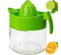 Pro Home Manual Juicer Lemon Squeezers 300 Ml Orange Citrus Lemon Lime Fruit Press Squeezer With Glass Jug Hand Press Juice Squeezer (Green, 300ml)