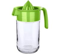 Pro Home Manual Juicer Lemon Squeezers 660ml Orange Citrus Lemon Lime Fruit Press Squeezer With Glass Jug Hand Press Juice Squeezer (Green, 660ml)