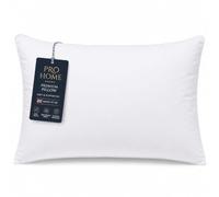 Pro Home Plain Pillows 1 Pack - Hotel Quality Bed Pillows for Neck and Shoulder Pain, Soft Firm Pillows,Side Sleeper Pillow, Bed Pillow for Everyday Sleep(Made in UK) (1, Plain Pillows)