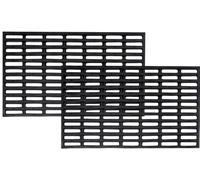 Pro Home Rubber Door Mat 36x61cm - Weatherproof Door Mats Outdoor with Anti-Slip Base and Raised Dirt Scraper Surface - Long-Lasting Outdoor Mat for Home, Entry, Garage or Porch (Pack of 2)