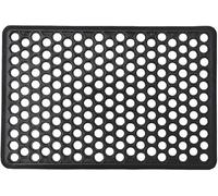 Pro Home Rubber Door Mat 40x60cm - Non-Slip Door Mats Outdoor with Water Drainage and Grip Base - Outdoor Mat for Wet Weather, Heavy Dirt, Garden Entrances, Porch or Garage (Pack of 1)