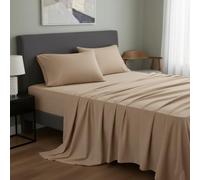 Pro Home Single Flat Sheet Thermal Flannelette 200 Thread Count,100% Brushed Cotton, Premium Hotel Quality Ultra Soft Luxury Bedding Sheet Wrinkle, Stain & Fade Resistant Top Sheet