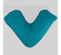 Pro Home V Pillow Case - Soft V Shaped Pillow Case For Adults | Triangular V Shape Pilow Case For Neck, Back & Side Sleepers | V Cushion Cover For Adults (Teal, Only Pillowcase)