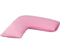 Pro Home V Pillow Case - Soft V Shaped Pillow Case For Adults | Triangular V Shape Pilow Case For Neck, Back & Side Sleepers | V Cushion Cover For Adults (Pink, V Pillow With Pillowcase)