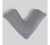 Pro Home V Pillow Case - Soft V Shaped Pillowcase For Adults | Triangular V Shape Pilow Case For Neck, Back & Side Sleepers | V Cushion Cover For Adults (Grey, Only Pillowcase)