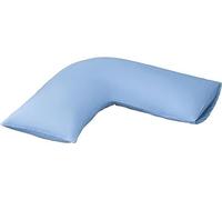 Pro Home V Shaped Pillowcase Soft 100% Poly-Cotton V Pillow Cases Covers Only For V Shaped Pillows For Adults Back & Neck Support Orthopedic Pregnancy/Nursing V Cushion Cover(Duck Egg,Pillowcase)