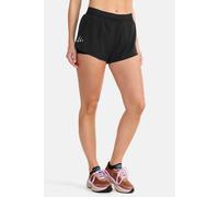 Craft Pro Hypervent Split 2 Running Shorts Women - Black, Size M