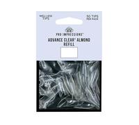 Pro Impressions - Advance clear® Almond Well Less Nail Tips (Size 7)