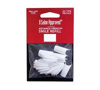 Pro Impressions Advance French Smile 50 Nail Tips, Size 7, White