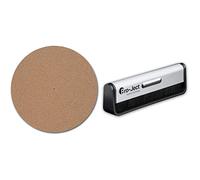 Pro-Ject Audio Systems Cork-IT Turntable Platter Mat Upgrade & Pro-Ject Brush it, Anti static record cleaner with highly conductive carbon brushes