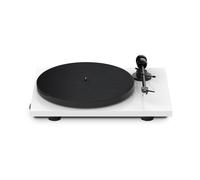 Pro-Ject Audio Systems E1 Plug and Play Turntable with Built-in Phono Preamp and Bluetooth 5.0 Transmitter in White