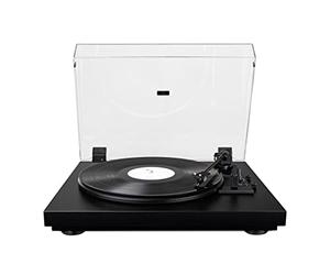 Pro-Ject Automat A1, Fully automatic turntable system with pre-adjusted OM 10 cartridge and built-in switchable Moving Magnet (MM) phono stage, Black