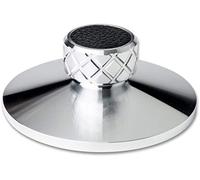 Pro-Ject Clamp it, aluminium record clamp with leather cover | No increase in weight, finely adjustable clamping pressure, all-metal construction, suitable for all turntables