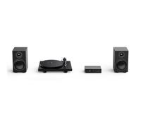 Pro-Ject Colourful Audio System 2 All In One True Analog HiFi Stereo System Satin Black PJAACAS2SB