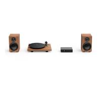 Pro-Ject Colourful Audio System 2 All In One True Analog HiFi Stereo System Walnut PJAACAS2WAL