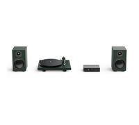 Pro-Ject Colourful Audio System 2, True Analogue HiFi Stereo System, All-In-One Hi-Fi Set including Debut EVO 2 Turntable, MaiA S3 Integrated Amplifier, and Speaker Box 5 S2 (Satin Fir Green)