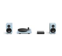 Pro-Ject Colourful Audio System 2 with Debut EVO 2 Turntable MaiA S3 Amplifier and Speaker Box 5 S2 Speakers - Polar Blue