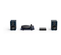 Pro-Ject Colourful Audio System 2 with Debut EVO 2 Turntable MaiA S3 Amplifier and Speaker Box 5 S2 Speakers - Satin Steel Blue