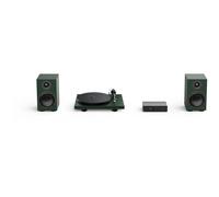 Pro-Ject Colourful Audio System 2 with Debut EVO 2 Turntable MaiA S3 Amplifier and Speaker Box 5 S2 Speakers - Satin Fir Green