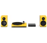 PRO-JECT Colourful Audio System E Belt Drive Bluetooth Turntable - Satin Golden Yellow, Yellow