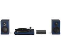 PRO-JECT Colourful Audio System E Belt Drive Bluetooth Turntable - Satin Steel Blue, Blue