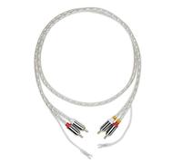 Pro-Ject Connect it RCA E, Semi-balanced phono interconnect cable with earth leads, 123cm