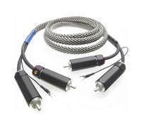 Pro-Ject Connect-IT SI Stereo Phono / RCA Cable with Ground Leads 1.23m (Pair)