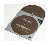 Pro-Ject Cork & Rubber IT Turntable Mat - 1mm Thick Record Player Platter Mat