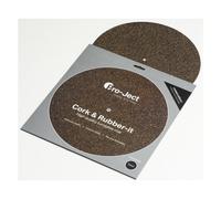 Pro-Ject Cork & Rubber IT Turntable Mat - 1mm Thick Record Player Platter Mat