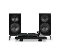 Pro-Ject Debut Carbon EVO Turntable & ELAC Debut ConneX Adsum Bookshelf Speaker Bundle Black