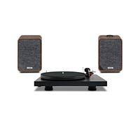 Pro-Ject Debut Carbon EVO Turntable & Ruark Audio MR1 MK3 Bookshelf Speaker Bundle Walnut