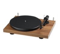 Pro-Ject Debut E Carbon, Turntable with Carbon Tonearm, Ortofon 2M Red Pickup, Electronic Speed Switching, Made in Europe (Walnut)