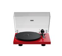 Pro-Ject Debut EVO 2, Next Generation Audiophile Turntable with Carbon Fiber tonearm, Electronic Speed Selection and pre-Mounted Pick it MM EVO Cartridge, Made in Europe (Red Gloss)