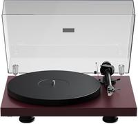 Pro-Ject Debut EVO 2, Next Generation Audiophile Turntable with Carbon Fiber tonearm, Electronic Speed Selection and pre-Mounted Pick it MM EVO Cartridge, Made in Europe (Wine Red Satin)