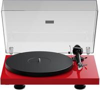 Pro-Ject Debut EVO 2, Next Generation Audiophile Turntable with Carbon Fiber tonearm, Electronic Speed Selection and pre-Mounted Pick it MM EVO Cartridge, Made in Europe (Red Gloss)