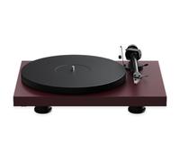 Pro-Ject Debut EVO 2 turntable | Belt Drive | Manual | Carbon Fibre Tonearm | Satin Wine Red
